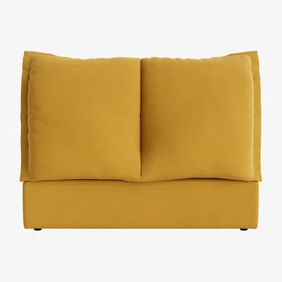 Loaf Beddy-Byes Headboard, Double (Butter Drip Clever Linen)