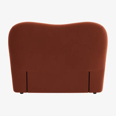 Loaf Monroe Headboard, Double (Broken Pot Clever Velvet)