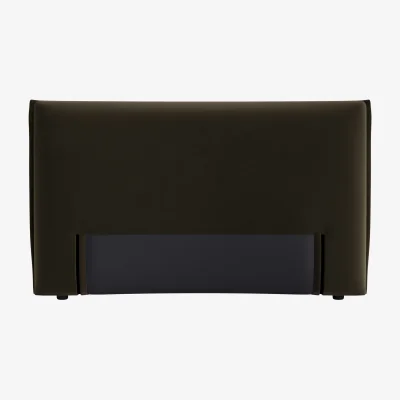 Loaf Archy Headboard, Double (Wine Bottle Clever Velvet)