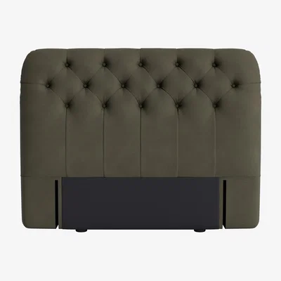 Loaf Bedlington Headboard, Double (Woody Walk Clever Cotton)