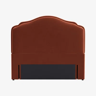 Loaf Sugar Puff Headboard, King (Broken Pot Clever Velvet)