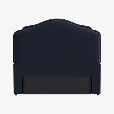 Loaf Sugar Puff Headboard, King (Milky Way Clever Cotton)