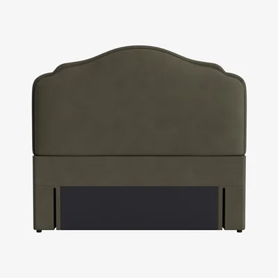 Loaf Sugar Puff Headboard, King (Woody Walk Clever Cotton)