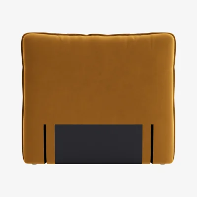 Loaf Pillow Talker Headboard, Double (Butterscotch Clever Velvet)