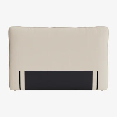 Loaf Pillow Talker Headboard, Superking (Whipped Cream Clever Boucle)