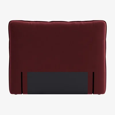 Loaf Pillow Talker Headboard, King (Drenched Damsons Clever Velvet)