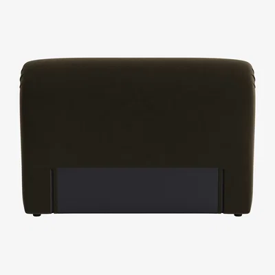 Loaf Cookie Headboard, King (Wine Bottle Clever Velvet)