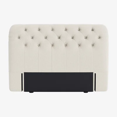 Loaf Bedlington Headboard, King (Egg Box Clever Linen)