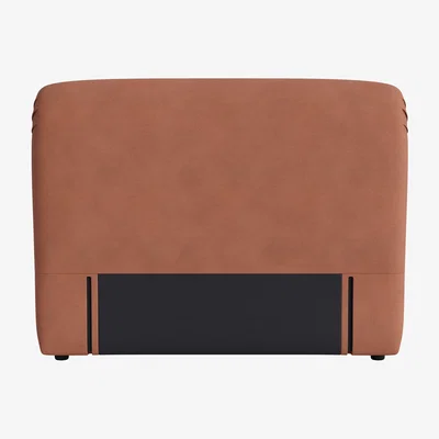 Loaf Cookie Headboard, Double (Cheeky Nutmeg Clever Cotton)