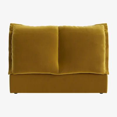 Loaf Beddy-Byes Headboard, King (Honey Pot Clever Velvet)