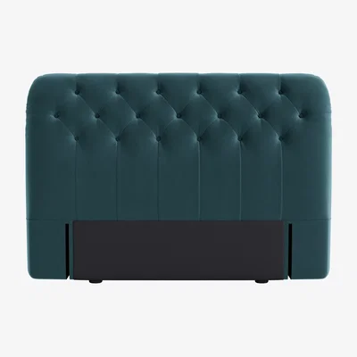 Loaf Bedlington Headboard, King (Sopping Seagrass Clever Velvet)