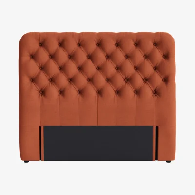 Loaf Snoozemuffin Headboard, King (Marmalade Clever Linen)