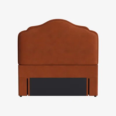 Loaf Sugar Puff Headboard, Double (School Satchel Clever Cotton)