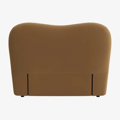 Loaf Monroe Headboard, Double (Fairground Fudge Clever Velvet)