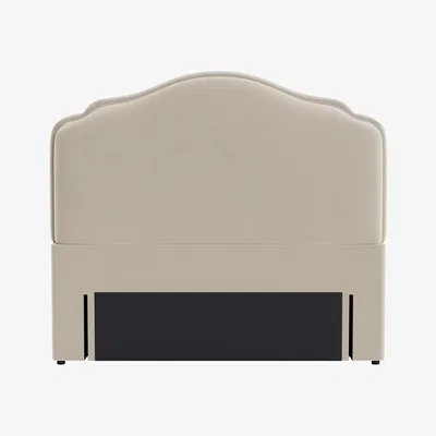 Loaf Sugar Puff Headboard, King (Blotting Paper Clever Velvet)