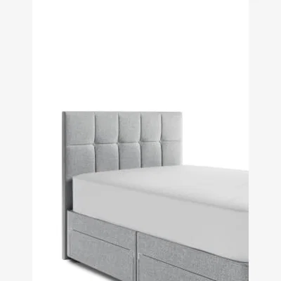 Marks & Spencer M&S  Modern Button Headboard - 6FT - Light Grey, Light Grey,Mink,Silver,Mid Grey,Silver Grey,Charcoal,Natural,Navy,Grey