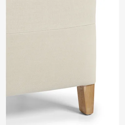 OKA OKA, Upholstered and Padded Headboard - King Size - Natural, Headboard