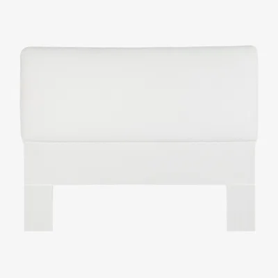 OKA OKA, Upholstered and Padded Headboard - King Size - White, Headboard