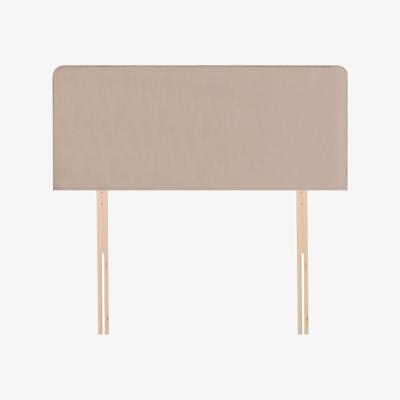 Downtown Hypnos Emily Headboard - 135cm Double - Euro Slim Fit Floor Standing - Premium Fabric