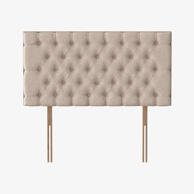 Downtown Silentnight Florence Strutted Headboard - 135cm Double - Premium Fabric