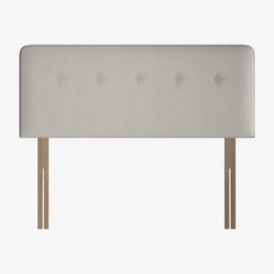 Downtown Relyon Buttons Strutted Headboard - 120cm Small Double - Fabric Grade B