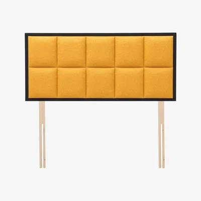 Downtown Hypnos Alexandra Headboard - 150cm King - Euro Slim Fit Floor Standing - Premium Fabric