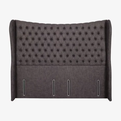 Downtown Hypnos Elizabeth Winged Euro Wide Headboard - 180cm Super King - Standard Fabric