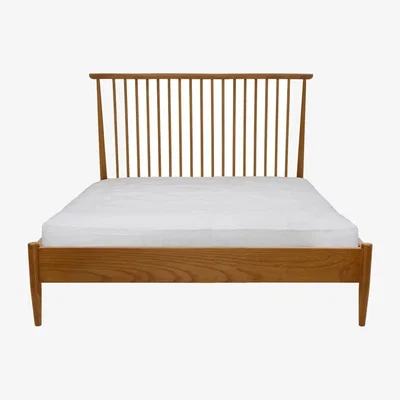 Downtown Ercol Salina Spindle Headboard Bedframe - Super King In Vintage