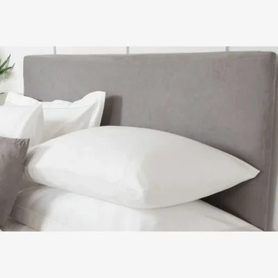 The Range Belledorm Faux Suede Headboard Cover - Charcoal / Linen / Single
