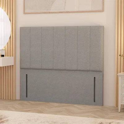 The Range Austin Linen Fabric 54" Floor Standing Upholstered Headboard - Sage / Single