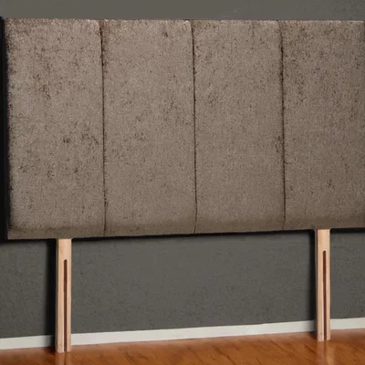 The Range Arezzo Strutted Upholstered Headboard - Brown
