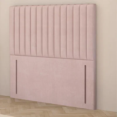 The Range Verona Velvet 54" Floor Standing Upholstered Headboard - Pink / King