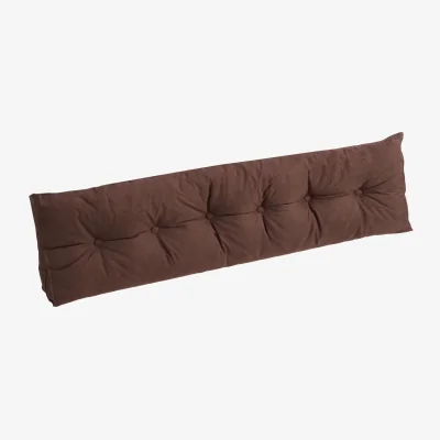 The Range 180cm Washable Linen Wedge Headboard Pillow - Brown