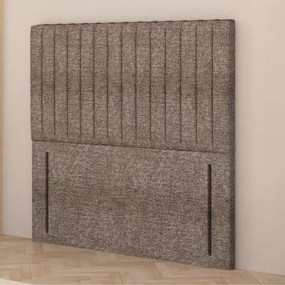 The Range Verona Tweed Fabric 54" Floor Standing Upholstered Headboard - Coffee / King