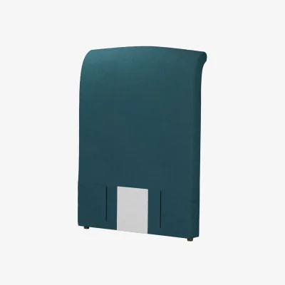 Sofa.com Standalone Thea Single Headboard in Evergreen Brushed Linen Cotton - sofa.com