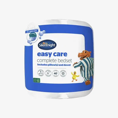Habitat Silentnight Easy Care 10.5 Tog Duvet & 2 Pillows - Double