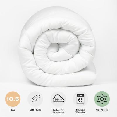 The Range 10.5 Tog Anti Allergy Duvet Quilt Bedding Hotel Quality - White / Double