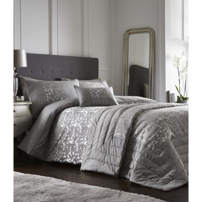 The Range Lucien Duvet And Pillowcase Set - Silver / 4cm / 1.37kg / Double
