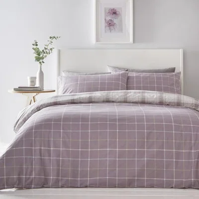 The Range Skye Duvet Set - Purple / Double