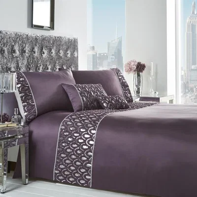 The Range Crystal Duvet Set - Amethyst / Double