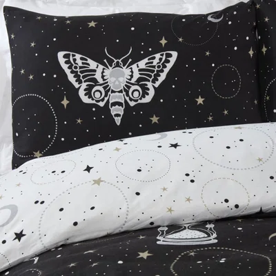 The Range Gothic Magick Microfibre Duvet Set Double Multi - Multi