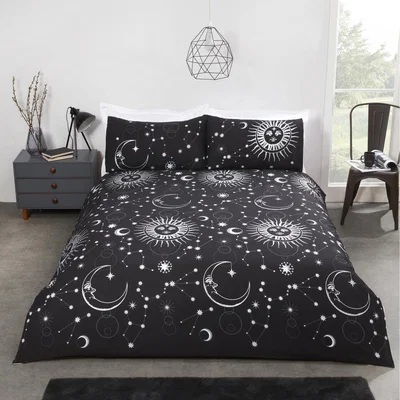 The Range Celestial Duvet Set - Black / Double