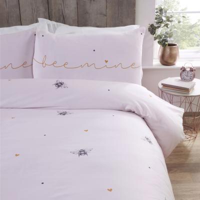 The Range Bee Mine Duvet Set - Pink / Double