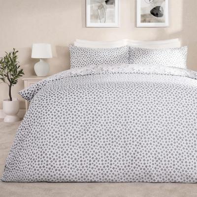 The Range Ditsy Floral Print Duvet Set - Grey / Double