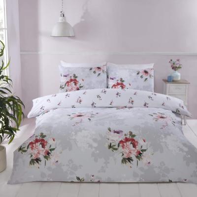 The Range Margo Microfibre Duvet Set - Grey / Double