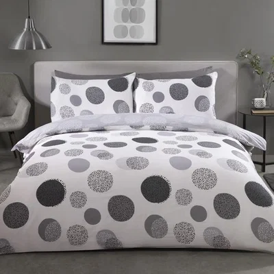 The Range Dalston Spot Duvet and Pillow Case Set - Double