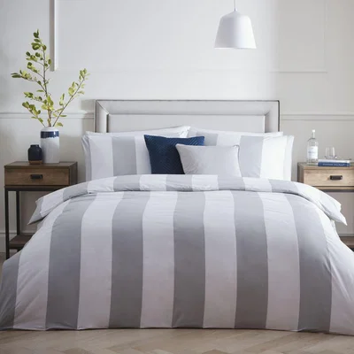 The Range Alissia Duvet Set - Grey / Double