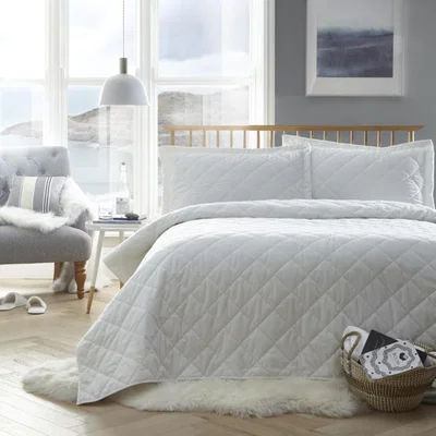 The Range Camden Duvet Set - White / Small Double
