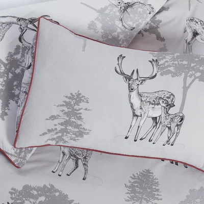 The Range Sherwood Duvet Set - Grey / Double