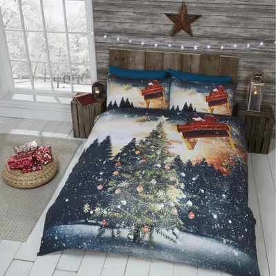 The Range Northern Lights Duvet Set - Multi / PolyCotton Cotton Polyester / Double